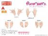 【PFL021-FLS】Azone Pure Neemo Flection Hand Parts（A Set） # Natural Skin