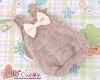 【BS-17】B／P Doll Braces Puff Skirt # Gray+Point Pink