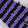 【BP-113】Blythe Pantyhose Socks # Stripe Black+Purple