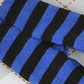 【BP-124】Blythe Pantyhose Socks # Stripe Black+Blue