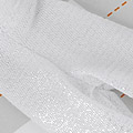 【BP-129】Blythe Pantyhose Socks # White + Silver Dust