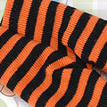 【BP-77N】Blythe Pantyhose Socks # Stripe Orange+Black