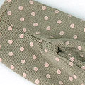 【BP-95】Blythe Pantyhose Socks # Field Drab+Pink Dot