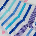【BP-06N】Blythe Pantyhose Socks # Stripe Mix Blue