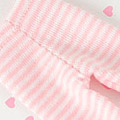 【BP-144】Blythe Pantyhose Socks # Thin Stripe Pink+White