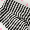 【BP-146】Blythe Pantyhose Socks # Thin Stripe Black+Grey