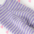 【BP-147】Blythe Pantyhose Socks # Thin Stripe Purple+Grey