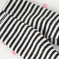 【BP-152】Blythe Pantyhose Socks # Thin Stripe Black+White