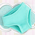 B4．【Blythe／Azone】Simple Underwear # Turkey Blue