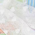 【BP-58】Blythe Pantyhose Socks # Net Mini Heart／White
