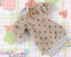 324．【NK-27】Blythe Pullip（Puffed Sleeves）Clothes # Brown Dot