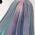【Custom Wigs Work】# Hair Fibers Wefted (Multicolored)