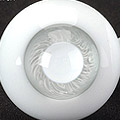 PW 16mm Crystal Gary - White