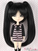 【HT-1521S】8.0~9.5" HP Short w／Hair Pin Wigs # Black