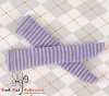 【KS-87】B／P Knee Socks # Thin Stripe Purple+Grey
