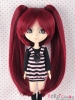 【HT-1521S】8.0~9.5" HP Short w／Hair Pin Wigs # Old Rose