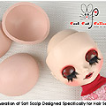 Ⅱ．Blythe Soft Rubber Scalp (Value Pack) x 4Pcs