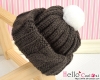 【CP-16】B／P Doll Beanie（Sweater）# Dark Grey