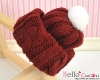 【CP-19】B／P Doll Beanie（Sweater）# Red Wine