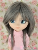 【HT-1021】8.0~9.5" HP Short Wigs # Pewter