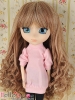 【HT-GL01】8.0~9.5" HP Long Wave Wigs # Brown Mix Gold