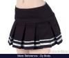 S24．【Das-24】SD／DD Accordion Mini Short Skirt # Deep Blue