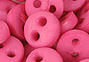 Y82．【DIY-B27】4mm Plastic 2 Holes Tiny Button（Round）30pcs # Deep Old Rose