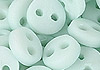 Y84．【DIY-B29】4mm Plastic 2 Holes Tiny Button（Round）30pcs # Pale Aqua