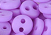 Y87．【DIY-B32】4mm Plastic 2 Holes Tiny Button（Round）30pcs # Violet