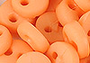 Y90．【DIY-B35】4mm Plastic 2 Holes Tiny Button（Round）30pcs # Orange