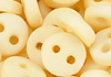 Y95．【DIY-B40】4mm Plastic 2 Holes Tiny Button（Round）30pcs # Light Yellow