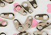 Y61．【DIY-C5】50pcs Silver Plated Necklace Ends Chain Tags For Clasps
