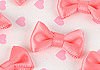 Y03．【DIY-R3】20mm Handmade Tiny Ribbon Bowties 10pcs # Salmon