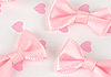 Y09．【DIY-R9】20mm Handmade Tiny Ribbon Bowties 10pcs # Pink