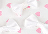 Y12．【DIY-R12】20mm Handmade Tiny Ribbon Bowties 10pcs # White