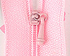 Y62．【DIY-T9】8cm Length One Way Closed Bottom Non Separating Tiny Zipper # Pink x 2pcs