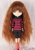 【HT-GL08】8.0~9.5" HP Long Wave Wigs # Brown