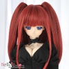 【HT-02C】8.0~9.5" HP Wigs w／Hair Pin # Deep Red