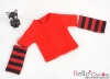 220．【NT-1】Blythe Pullip（Separate Sleeves）Tee # Stripe Red