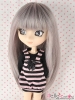 【HT-02CS】8.0~9.5" HP Wigs # Violet Mix Gray