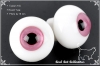 【TW／HG】16mm Glass Doll Eyes # Cherry Pink