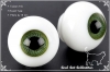 【TW／HG】16mm Glass Doll Eyes # Green Kelp