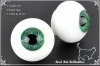【TW／HG】16mm Glass Doll Eyes # Forest Green