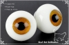 【TW／HG】16mm Glass Doll Eyes # Tea Brown