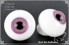 【TW／HG】16mm Glass Doll Eyes # Purple Red