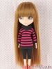 【HT-04C】8.0~9.5" HP Long Straight Wigs # Brown