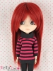 【HT-1516S】8.0~9.5" HP Short Straight Wigs # Deep Red