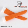 【KS-L01】(B／P) Knee Bow Top Socks # Orange