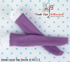 【KS-L13】(B／P) Knee Lace Top Socks # Violet Blue