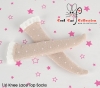 【KS-L64】(B／P) Knee Lace Top Socks # Dot Lotus Root